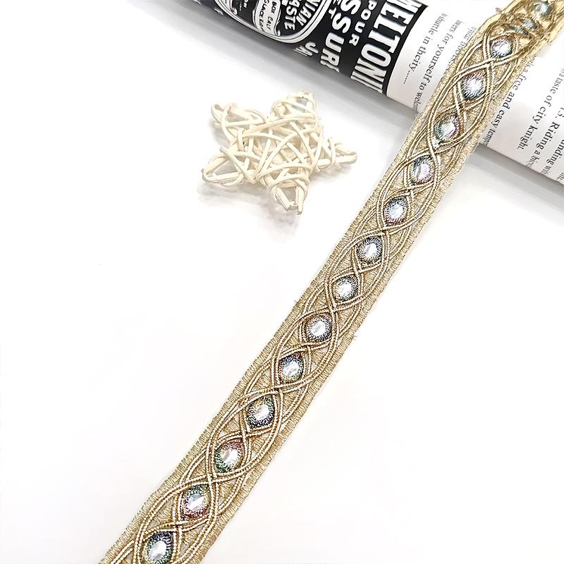 1 Yards DIY Materials Neckline Embellishment Ribbon Gorgeous Lace Embroidery Multi-Function Various Styles