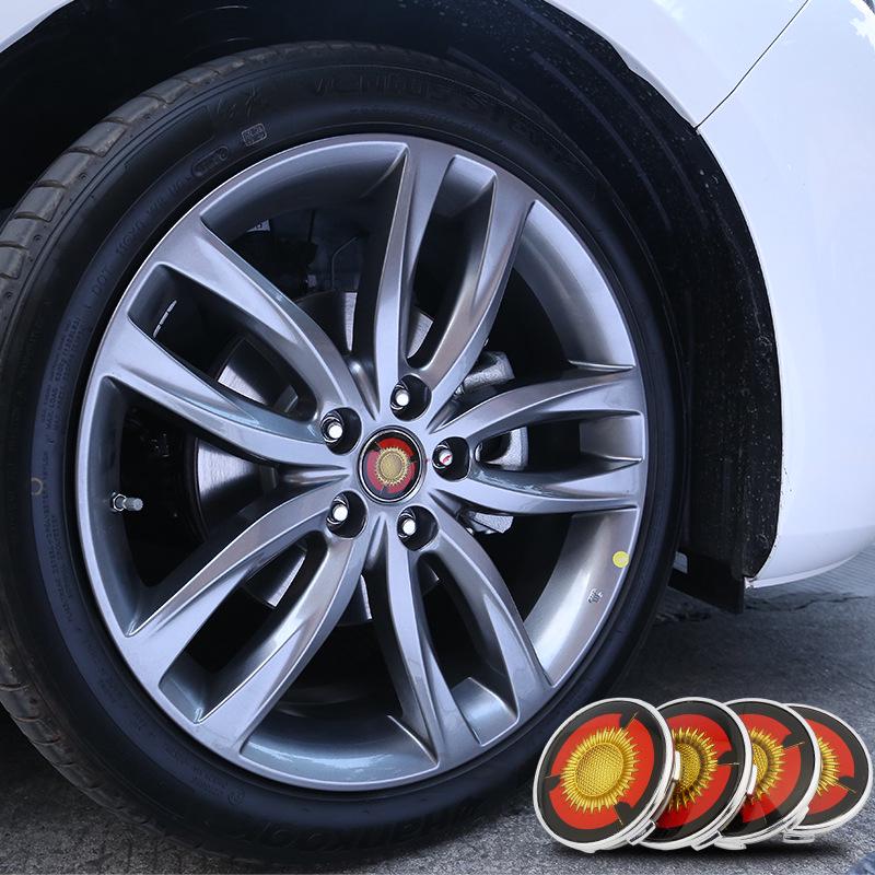 Compatible Hongqi H5 Hubcap Wheel Color Logo Cover - Offers Car Logo Modification with Free Shipping