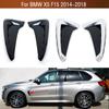1 пара для BMW X5 F15 2014 2015 2016 2017 2018 автомобиля передняя дверь решетка крыла листовая пластина воздуховыпускное отверстие декоративная крышка