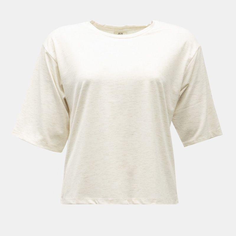 Меланжевая футболка с золотистыми нитями kallas Женская JDY