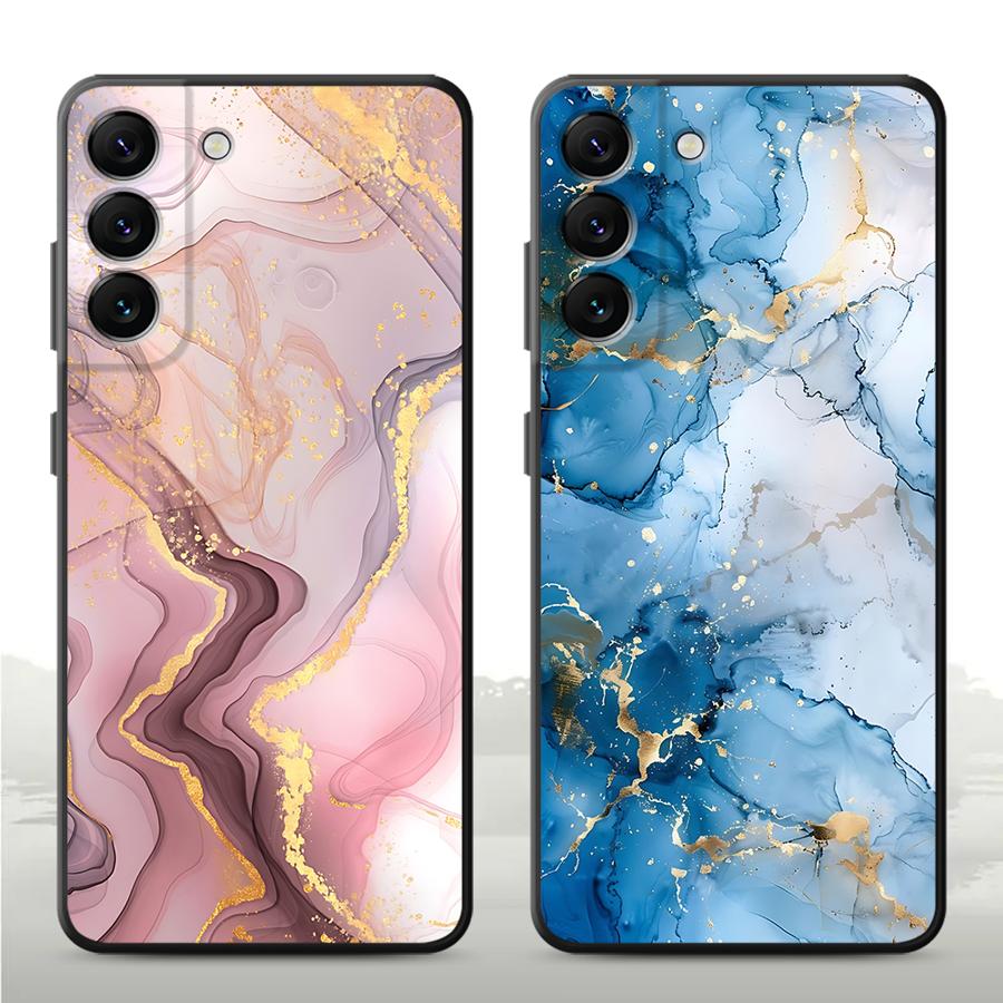 Мраморный чехол для телефона Samsung Galaxy A51 A52 A52s A53 A54 A55 A71 A72 A21s A31 A41 A16 A50 A70s Роскошная крышка