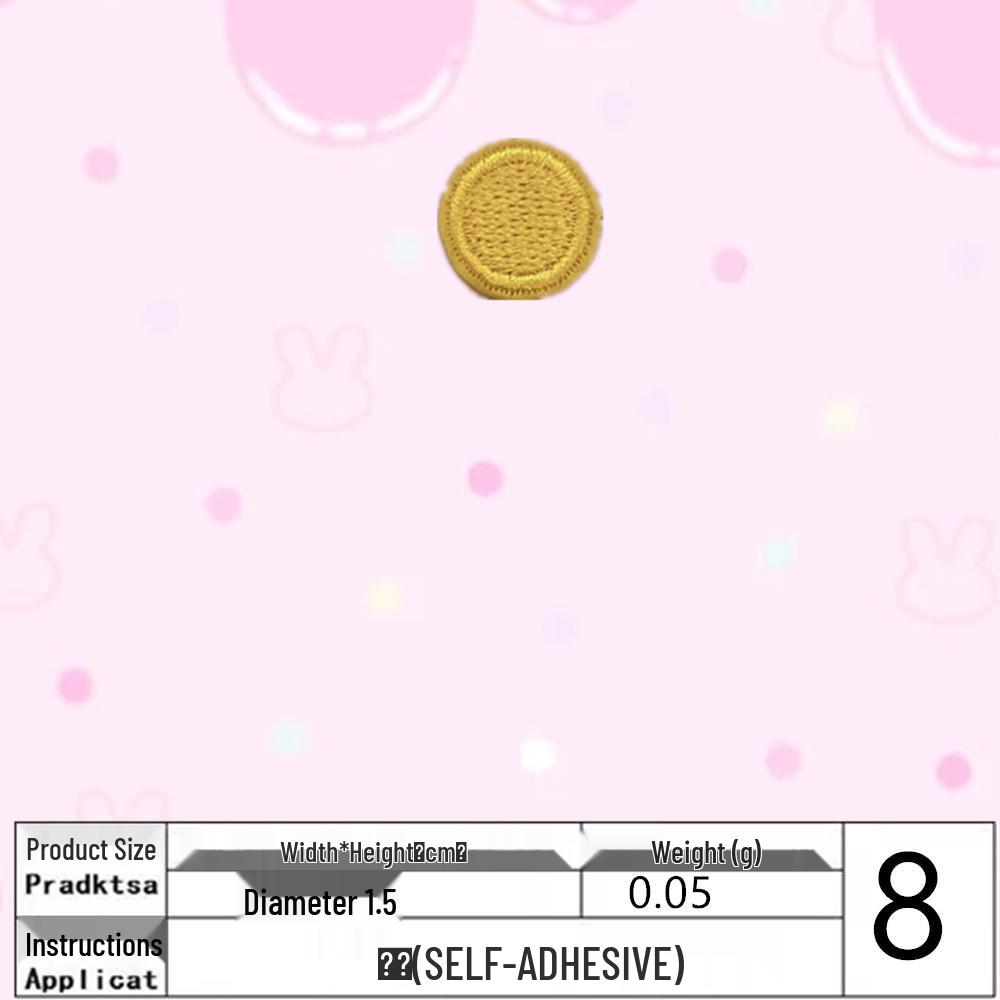 Polka Dot Fabric Patch: Creative DIY and Clothing Decoration Accessory