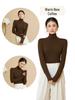 Women's Turtleneck Base Layer: Tencel Wool, Slim Fit, High Elasticity, Long Sleeve, Warm Autumn-Winter Top