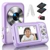 Bofypoo Digital Camera with Micro SD Card, Neck Strap, 44MP HD 1080P Recording, 16x Zoom, 2.4-inch IPS Screen, Video Recording, Webcam,