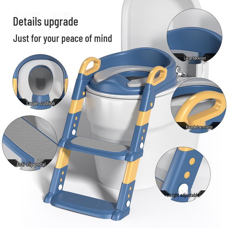 Складная детская лестница для приучения к горшку с поручнями - Ступенька для мальчиков и девочек