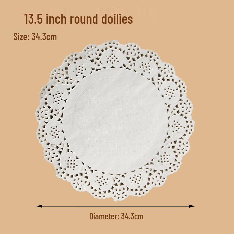Utor Round Kitchen Oil Absorbing Baking Lace Paper