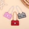 Fashionable Dollhouse Metal Chain Bag Pack Doll Bag Miniature Shopping Handbag For Clothes Accessories