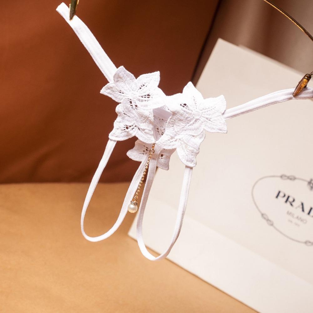 Сексуальное нижнее белье Трусики Прозрачные Вышитые Горячие Открытые Стринги Эротические Женские Трусики