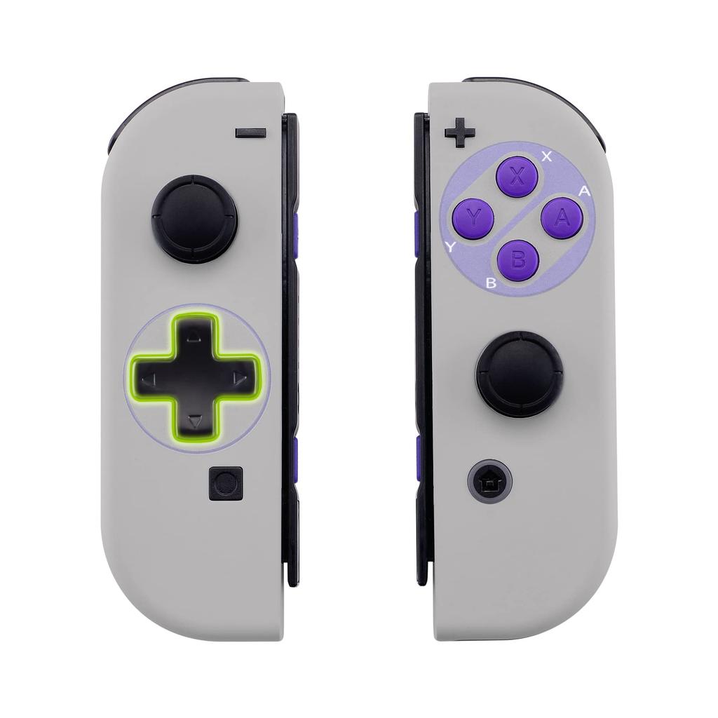 eXtremeRate Switch Pattern Handheld Controller Housing Compatible with and Switch Also Includes a Full Set of Buttons and Console Case Are Not SNES