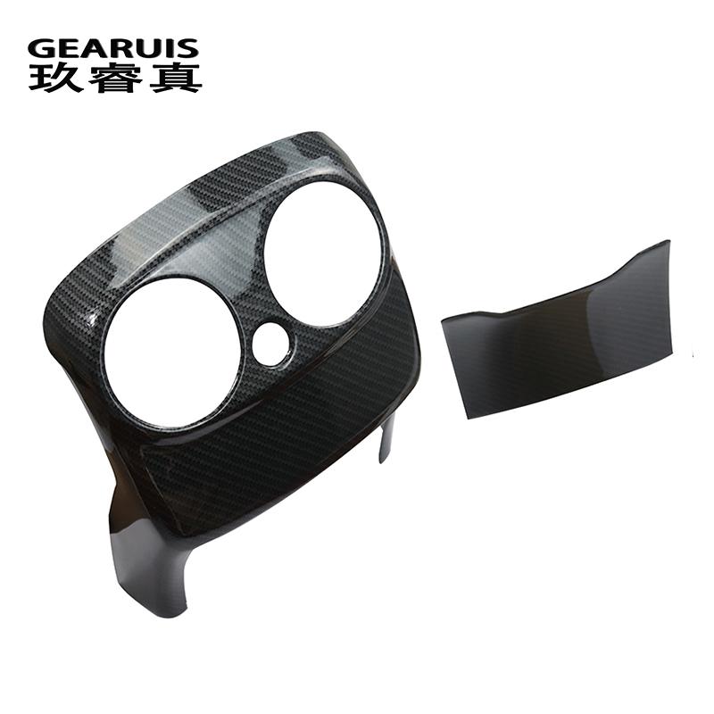 Для Mercedes Benz C Class W205 2015-автомобильный центральный подлокотник, панель заднего воздуховыпускного отверстия, наклейки на рамку, отделка