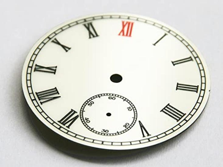 Watch Dial Dial Set Metal Watch Hands with Blue Dial Watch Accessories for ETA 6498 Movement 38.9MM