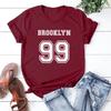 Brooklyn 99 T-Shirt Brooklyn Nine Nine TV Show Shirt Precinct T Shirt Women Graphic T Shirts Short Sleeve Tees Streetwear Tops
