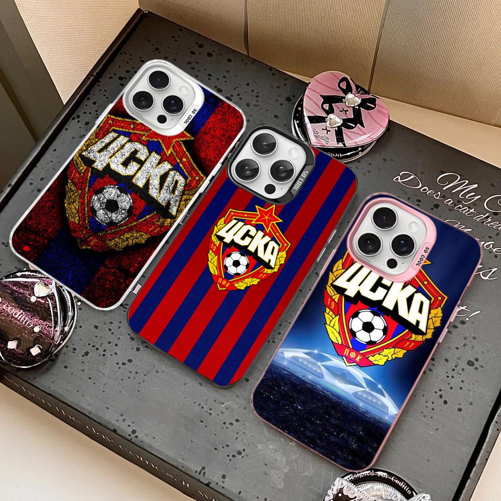 Hot Russia PFC CSKA Moscow Phone Case For IPhone 16 15 14 13 12 11 Pro Max X XR XSMAX 8 7 Plus Matte Shockproof Back Cover