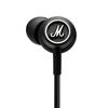 Marshall Mode In-Ear Earphones, Black & White, with Mic and Call Support [Official Japanese Product]