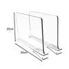 Shelf Dividers Separators Adjustable Acrylic Multi Purpose Closet Organization Closet Dividers for Bedroom Kitchen Cabinets