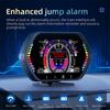 4,5-дюймовый автомобильный OBD2 HUD GPS-дисплей с ЖК-дисплеем, детектор наклона, измеритель наклона
