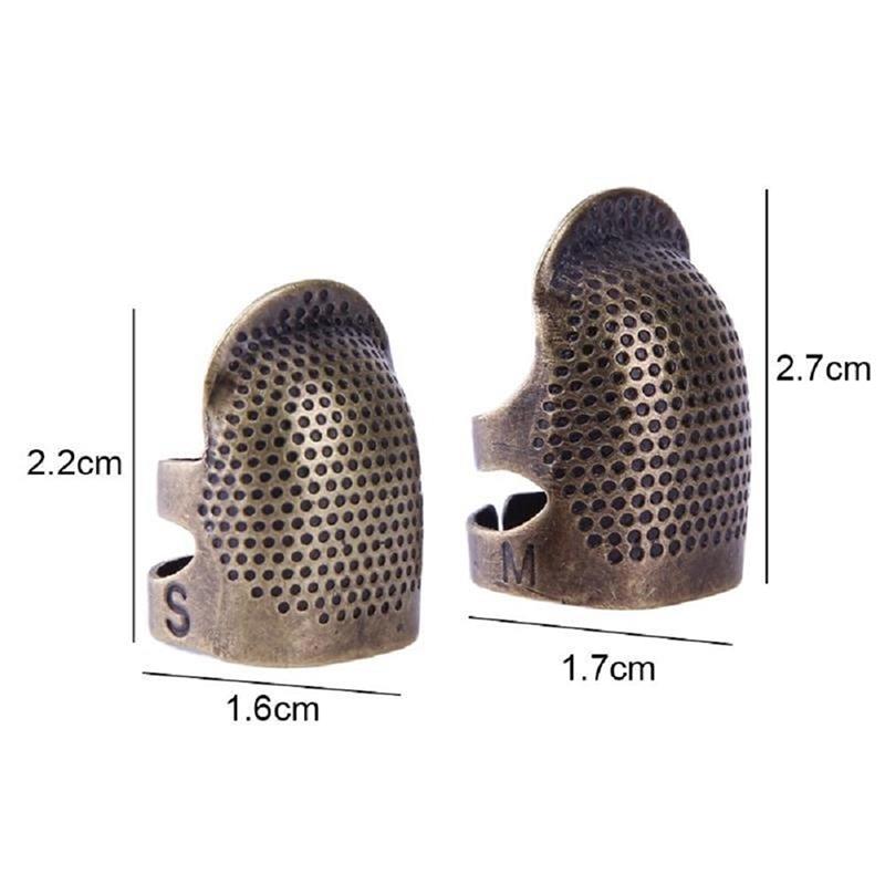 Vintage Sewing Thimble Finger Protector Ring Sewing Knitting Accessories Tools