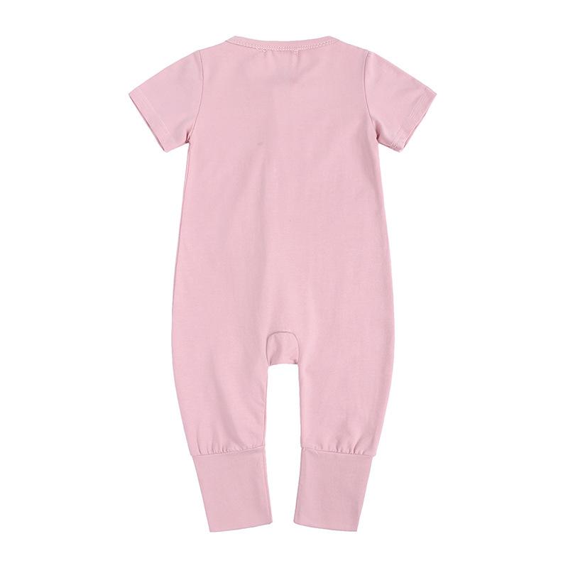 1 Piece Summer Newborn Infant Baby Boys Girls Romper Playsuit Overalls Cotton Short Sleeve Baby Jumpsuit Newborn Clothes