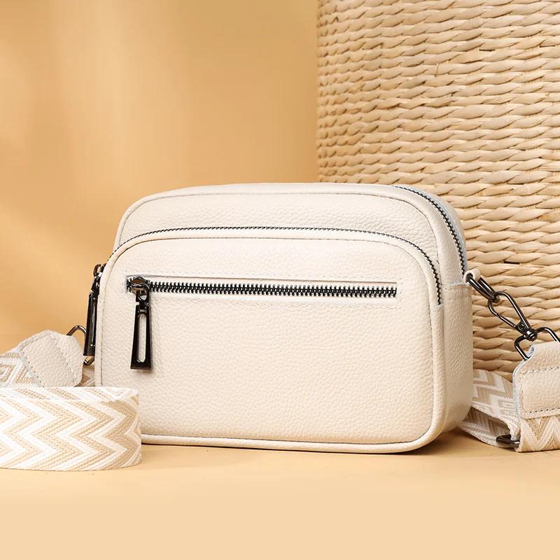 Женская сумка через плечо из натуральной кожи, большая вместительная сумка-мессенджер из кожи, роскошная мода, высокое качество