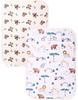 La Kissa Diaper Changing Perfect Size for Baby Diaper Choose Your Design Bear Mat, Waterproof, Portable, Changes, Pet-Friendly, (Blue + Zoo)