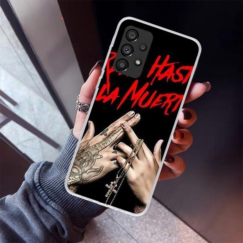 Anuel AA Real H-Hasta La M-Muerte Phone Case For Samsung Galaxy A12 A52S A42 A32 A22 A51 A50 Note 20 Ultra 10 S10 Plus A71 A70 A