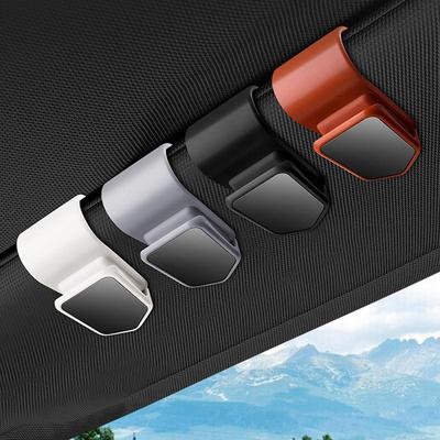 Универсальный автомобильный козырек держатель для солнцезащитных очков клипса держатель для карт и билетов аксессуары для украшения салона автомобиля