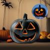 Halloween Pumpkin Light Decorative Figurine Creepy Decor LED Lantern for Balcony