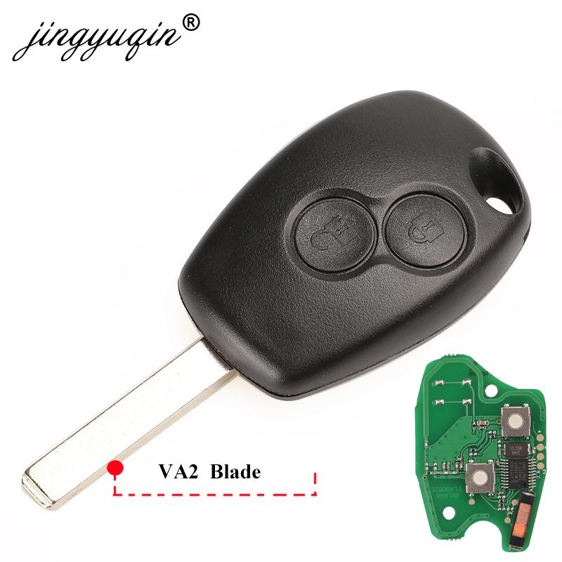 Jingyuqin 2BTN Remote Key For Renault Duster Modus Clio 3 Twingo DACIA Logan Sandero Kangoo 433MHz PCF7946 PCF7947 pcf7952E Chip