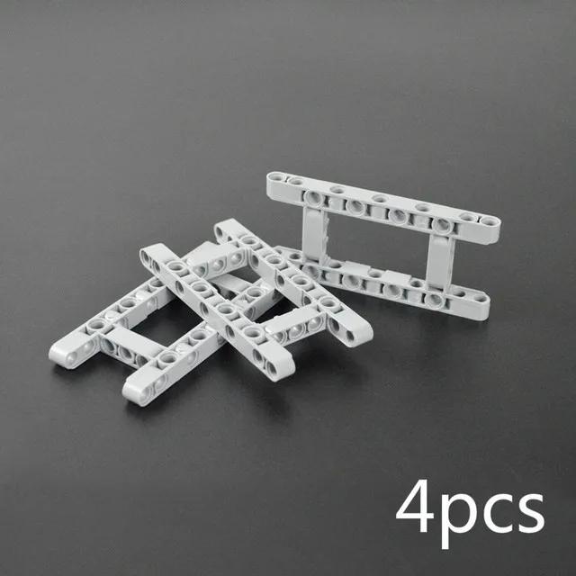 Технические подъемные балки MOC Кирпичи DIY Собирает Частицы 32348 Модифицированный Изогнутый Кирпич Образовательный 39793 39790 Строительные Игрушки