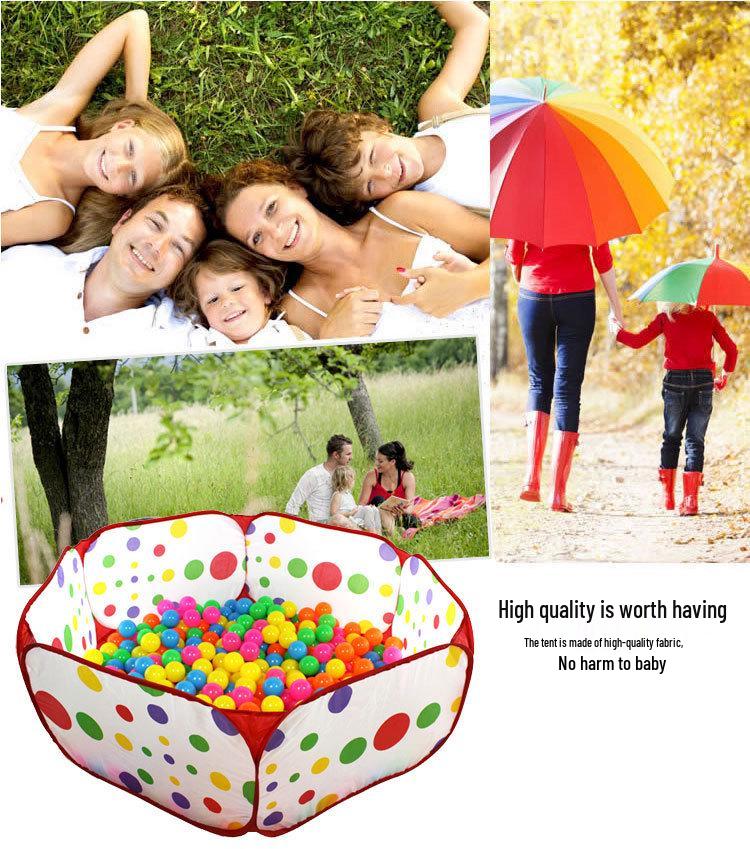 Foldable Children's Ball Pit Tent with Ocean Balls - Popular Toy for Kids