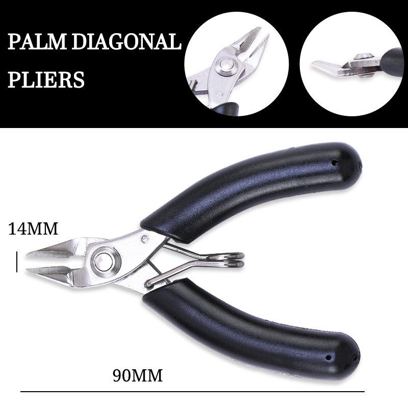 Плоскогубцы из нержавеющей стали для ювелирных изделий, плоскогубцы с острыми и круглыми губками, а также кусачки для изготовления ювелирных изделий, бисероплетения, ремонта и ремонта