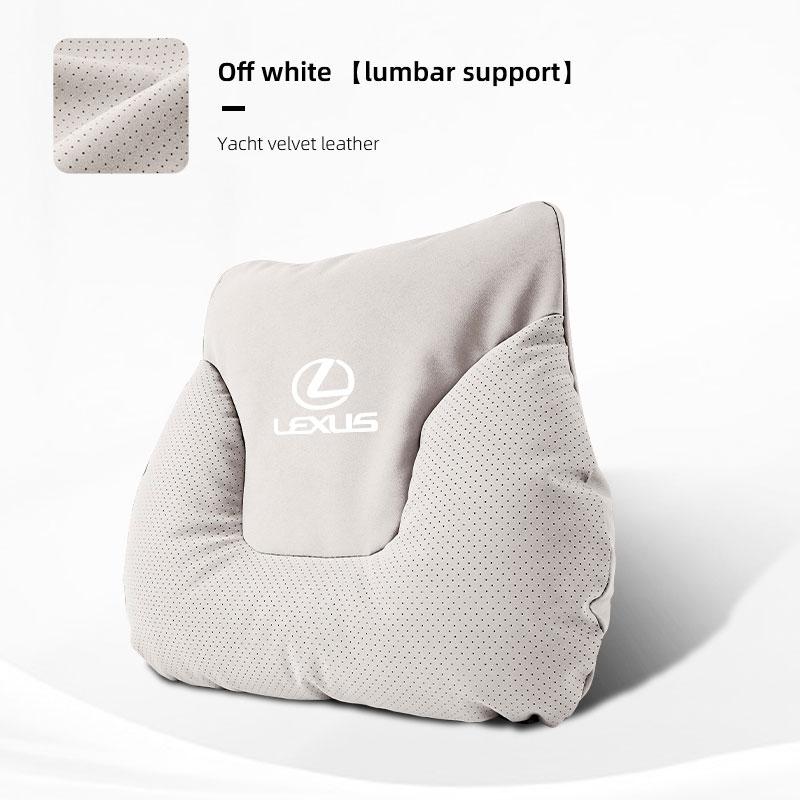 AABGC1 Lexus Car Interior Seat Suede leather Bull Horn Headrest For Lexus F SPORT ES RX NX LS UX LM LX GX LC RZ IS CT GS RC HS SC LBX