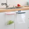 Полка для мусора над дверью, хорошая грузоподъемность с крышкой, держатель для мешка для мусора из полипропилена, кухонные гаджеты