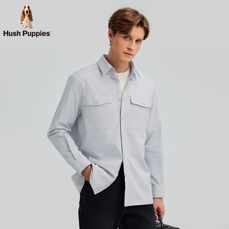 Мужская хлопковая рубашка с длинным рукавом Hush Puppies