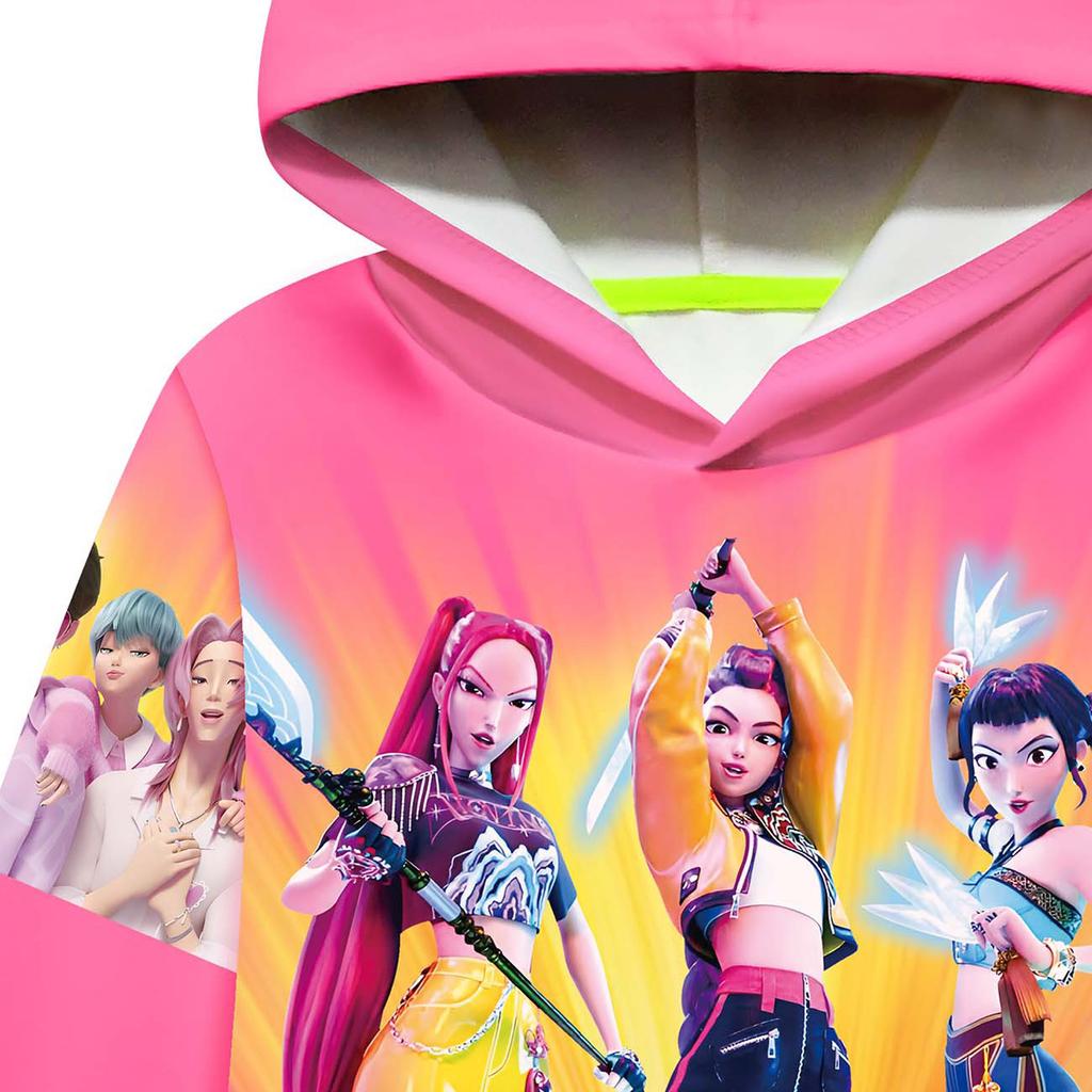 Girls Boys Hoodie Casual School Outdoor Sweatshirts For 2-12 Years Kids