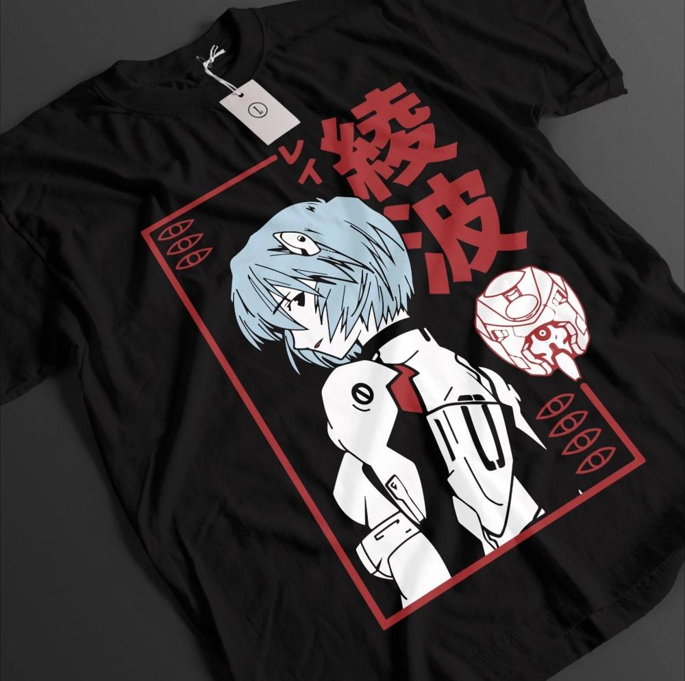 Летняя Новая Футболка Ева Единица 01 Футболка Neon Genesis Evangelion для Мужчин Женщин Японский Аниме Рубашка Унисекс Высококачественный Хлопок Топ с Коротким Рукавом