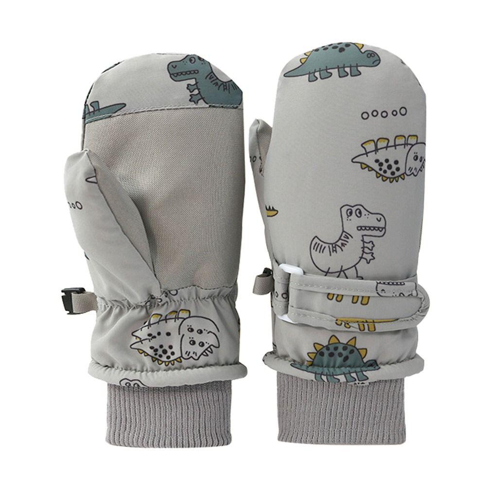 Waterproof Sports Mittens Thick Warm Kids Cycling Gloves Children Ski Gloves Kids Boys Girls