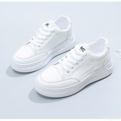 Женская уличная обувь для ходьбы женская новая весенне-летняя простая удобная шнуровка дышащая повседневная спортивная белая обувь