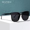New Sunglasses TR6304Fashionable large-frame sunglasses with UV protection and high-definition nylon lenses