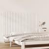 VidaXL Wall-mounted Headboard White 147x3x90 Cm Solid Pine Wood 824894