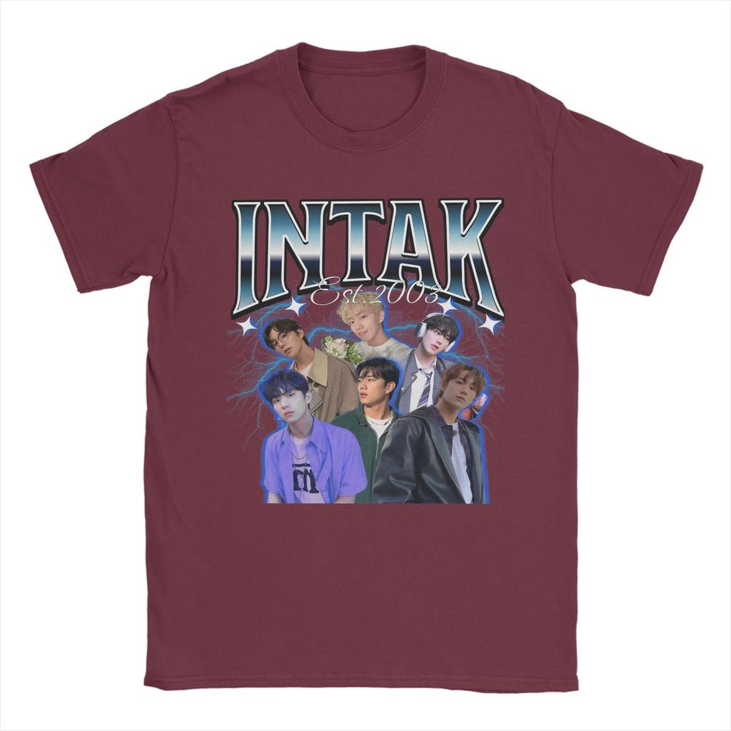 Intak P1Harmony Футболка Мужская Хлопковая Повседневная Футболка Круглый Вырез Футболки С Коротким Рукавом Одежда Подарок