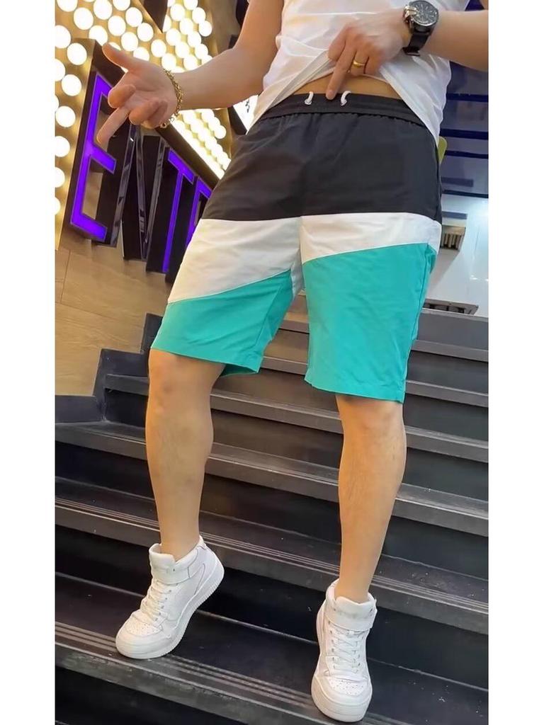 Модные мужские летние повседневные свободные шорты в корейском стиле