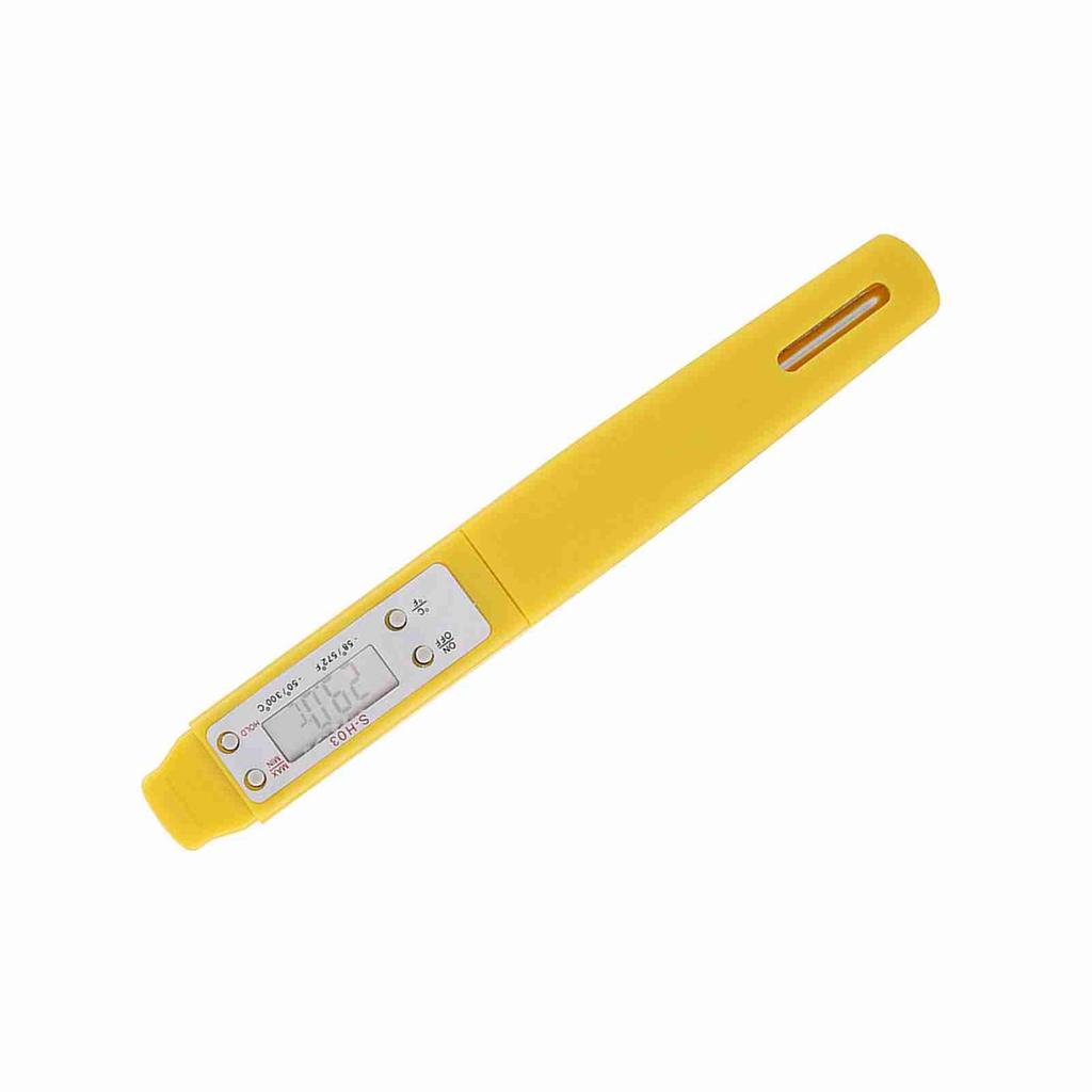 1 шт. мгновенный цифровой пищевой термометр для кухни, приготовления пищи, барбекю, мяса, зонд(желтый)