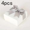 4pcs-Gift Box - Bow Small Jewelry Box Ring, Earrings, and Necklace Storage Box
