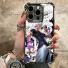 Аниме Годжо Сатору JUJUSU Мягкий чехол для телефона для iPhone 15 16 17 Air 14 Pro Max 16E Plus 13 12 Mini Покрытие Защита от падения Fundas