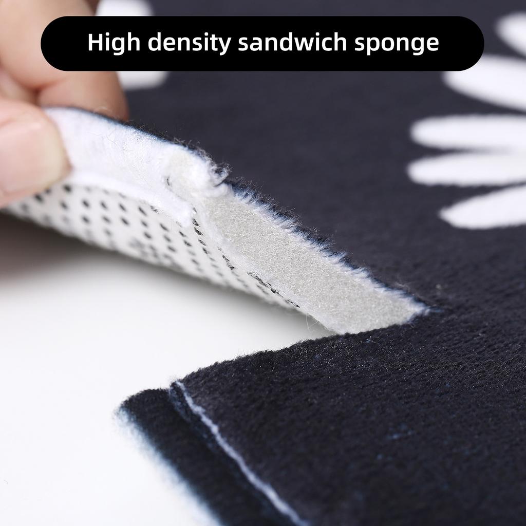 1 шт. коврик для двери с ракушкой конхой на пляжную волну, легко чистится, фланелевый коврик для пола, устойчивый к пятнам, подходит для ванной комнаты, li