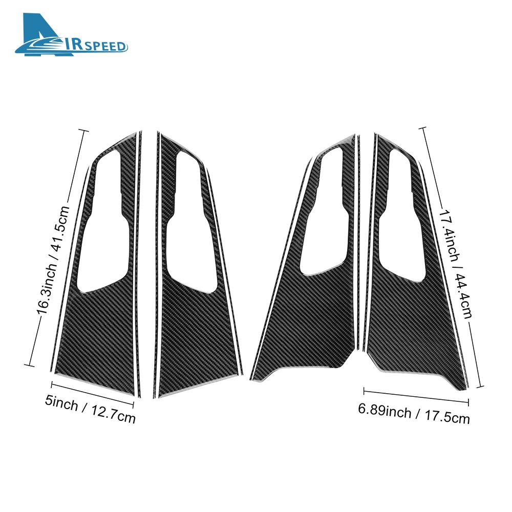 Наклейка из настоящего мягкого углеродного волокна для Kia Sportage 2025 2025 2025 2025 LHD RHD Отделка панели чаши ручки двери автомобиля Аксессуары для интерьера