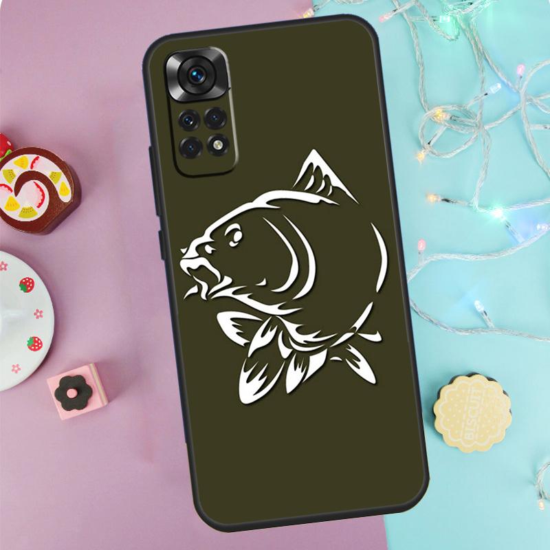 Nash Fishing Logo Phone Case For Xiaomi Redmi 10 10C 12C 9C 9T Note 11 Pro 11S 10 Pro 10S 12 8 9 Pro 9S Funda