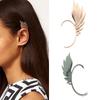 Wedding Bridal Punk Style Feather Wings Accessory Ear Cuff Fairy Chain Ear Clip Man Woman Earrings