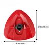 4 шт. сменная поворотная треугольная насадка для швабры, пластиковый корпус диска, базовый аксессуар, подходит для швабры O-Cedar, легко отжимаемой